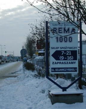 REMA1000 - plakahta Gdanskkas